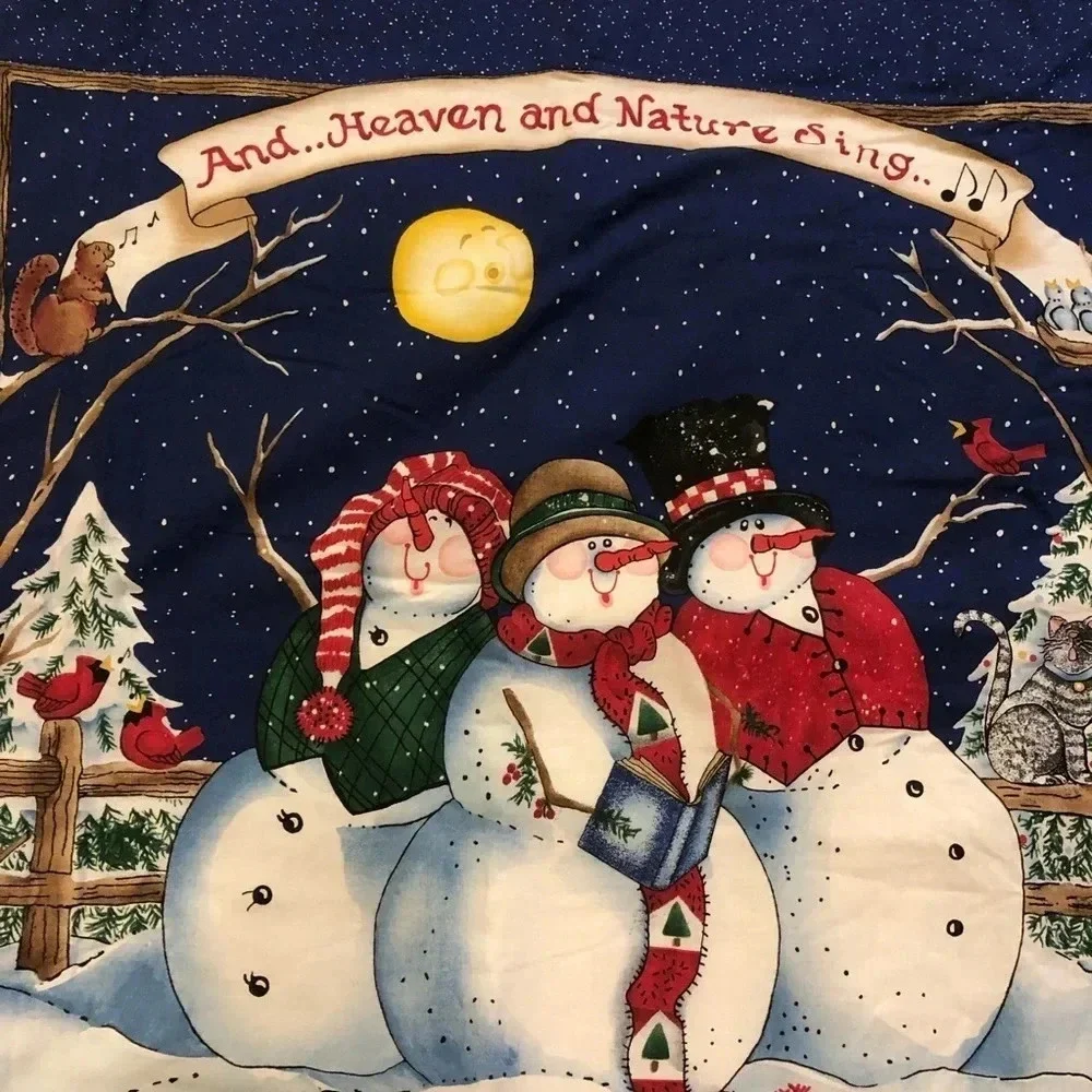 Christmas decoration sheet size 37”x34”